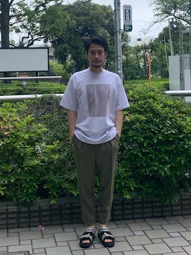 「CLANE（クラネ）のアイテム（トップス）」を使った、mskmsk41さん（メンズ・172cm）の春コーディネート