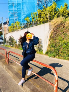 「ehka sopo（エヘカソポ）のアイテム（デニムジャケット）」を使った、R Tさん（レディース・155cm）の春コーディネート