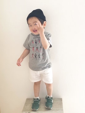 maakeeさん（キッズ・100cm）の夏コーディネート