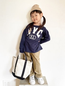 「NYC」｜maakeeさん（キッズ・110cm）の冬コーディネート