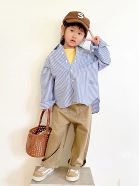 「PAGEBOY（ページボーイ）のアイテム」を使った、maakeeさん（キッズ・110cm）の春コーディネート