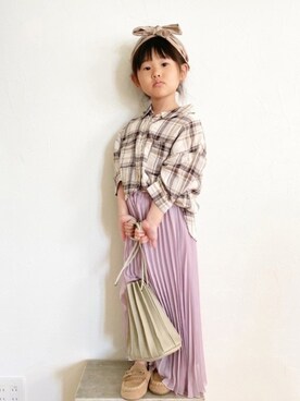 maakeeさん（キッズ・110cm）の春コーディネート