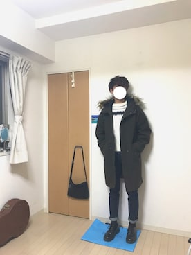 「SEVENDAYS=SUNDAY（セブンデイズサンデイ）のアイテム（ダウンジャケット/コート）」を使った、あきさん（メンズ・170cm）の冬コーディネート