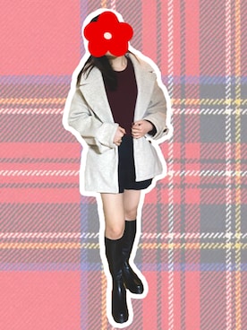 Hinaさん（レディース・161cm）の冬コーディネート