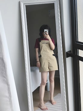 「Made   （メイド）のアイテム」を使った、Akaさん（レディース・157cm）の夏コーディネート