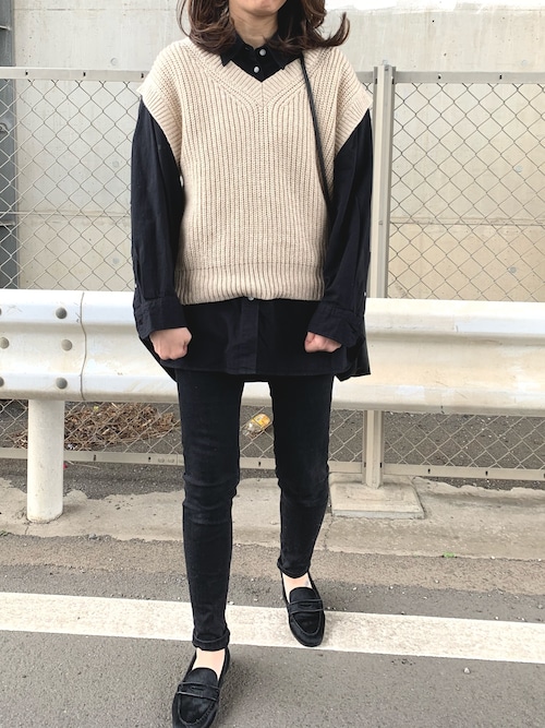 Achita ユニクロのシャツ ブラウスを使ったコーディネート Wear