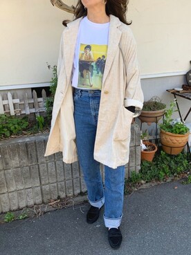 「リーバイス701」｜achitaさん（レディース・168cm）の春コーディネート