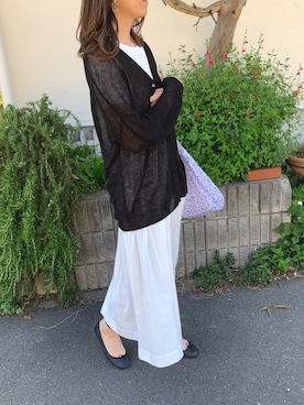 「via j（ヴィアジェイ）のアイテム（アクセサリー）」を使った、achitaさん（レディース・168cm）の春コーディネート