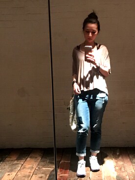 「BCBGeneration（ビーシービージェネレーション）のアイテム」を使った、fayeaさん（レディース・165cm）の夏コーディネート