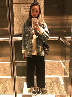 「5cm（ファイブシーエム）のアイテム（ジャケット/アウター）」を使った、fayeaさん（レディース・165cm）の冬コーディネート