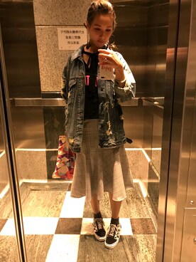 「5cm（ファイブシーエム）のアイテム（ジャケット/アウター）」を使った、fayeaさん（レディース・165cm）の春コーディネート