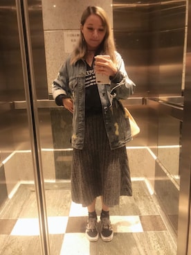 「5cm（ファイブシーエム）のアイテム（ジャケット/アウター）」を使った、fayeaさん（レディース・165cm）の春コーディネート