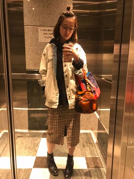 「5cm（ファイブシーエム）のアイテム」を使った、fayeaさん（レディース・165cm）の秋コーディネート