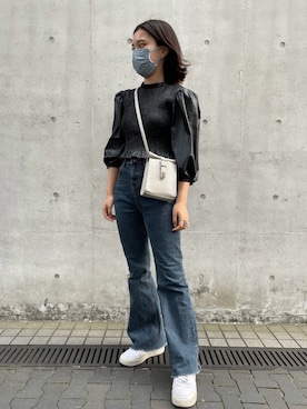 「attrayant（アティロン）のアイテム」を使った、R I K Oさん（レディース・161cm）の春コーディネート