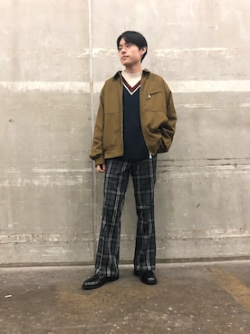 umesakiさん（メンズ・165cm）の秋コーディネート