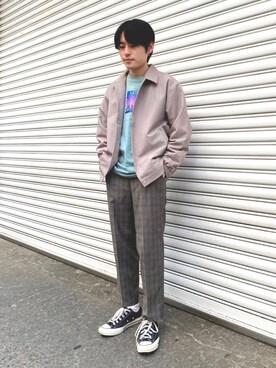 「JUNRED（ジュンレッド）のアイテム（その他アウター）」を使った、umesakiさん（メンズ・165cm）の春コーディネート