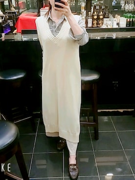 Yuriko Tsuneokaさん(レディース・155cm)の春コーディネート