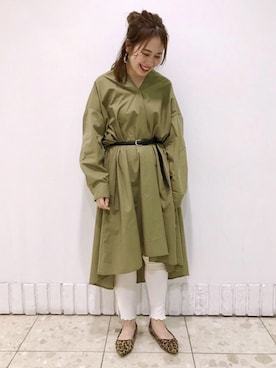 「RAY CASSIN（レイカズン）のアイテム（ワンピース/ドレス）」を使った、コーディネートスタッフさん（レディース・162cm）の冬コーディネート