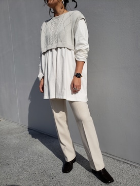 hannaさん（レディース・148cm）の冬コーディネート