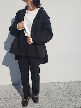 hannaさん（レディース・158cm）の冬コーディネート