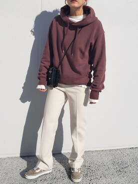 hannaさん（レディース・158cm）の冬コーディネート