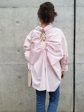 「Ungrid（アングリッド）のアイテム（ピアス（両耳用））」を使った、hannaさん（レディース・158cm）の夏コーディネート