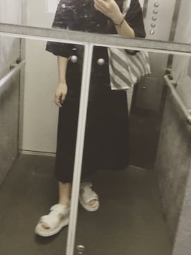 「A.D.G（エーディージー）のアイテム」を使った、MOMOさん（レディース・158cm）の秋コーディネート