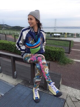レギンス スパッツを使った 大阪のおばちゃん の人気ファッションコーディネート Wear