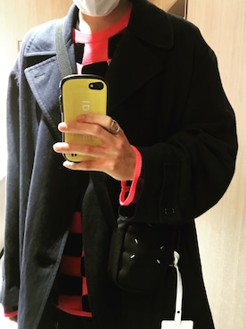 「MARNI（マルニ）のアイテム（トレンチコート）」を使った、yuki147258さん（メンズ・185cm）の冬コーディネート