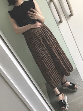 「archives e'pice（アルシーヴエピス）のアイテム」を使った、sioさん（レディース・151cm）の夏コーディネート
