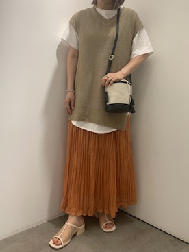 Hitomさん（レディース・158cm）の夏コーディネート