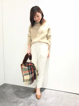 Rさん（レディース・155cm）の秋コーディネート