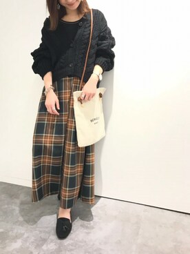 Rさん（レディース・155cm）の秋コーディネート