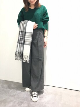 Rさん（レディース・155cm）の秋コーディネート