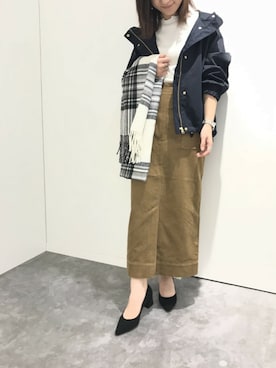 Rさん（レディース・155cm）の秋コーディネート