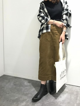 Rさん（レディース・155cm）の秋コーディネート