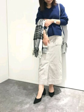 Rさん(レディース・155cm)の秋コーディネート