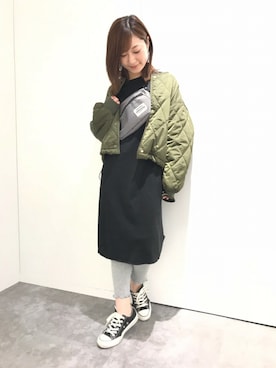 Rさん（レディース・155cm）の秋コーディネート