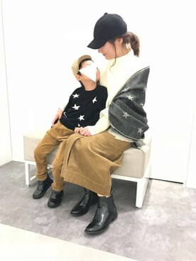 Rさん（レディース・155cm）の秋コーディネート