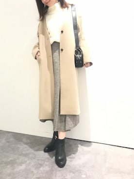 Rさん（レディース・155cm）の冬コーディネート