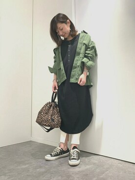 「レイヤードstyle」｜「アイテム（ハンドバッグ）」を使った、Rさん（レディース・155cm）の冬コーディネート