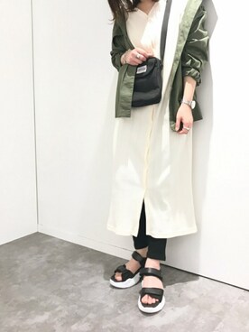 Rさん（レディース・155cm）の春コーディネート