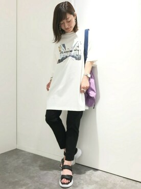 Rさん（レディース・155cm）の春コーディネート