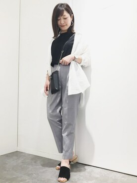 「GLOBAL WORK（グローバルワーク）のアイテム（スマホケース/カバー）」を使った、Rさん（レディース・155cm）の春コーディネート