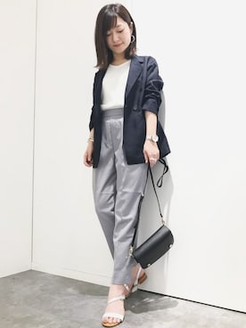Rさん（レディース・155cm）の春コーディネート