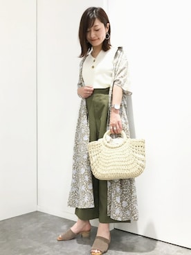 Rさん（レディース・155cm）の夏コーディネート