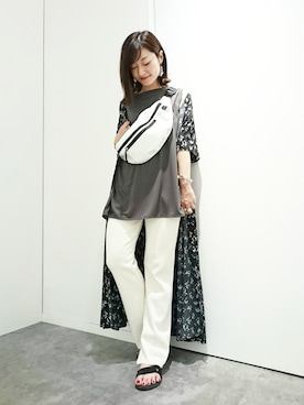 Rさん(レディース・155cm)の夏コーディネート