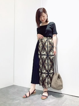 Rさん（レディース・155cm）の夏コーディネート