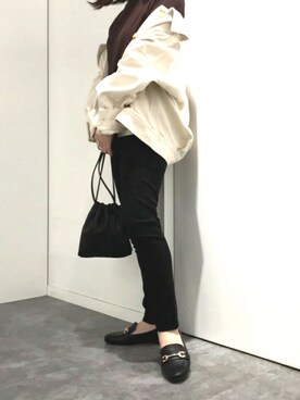 Rさん（レディース・155cm）の秋コーディネート