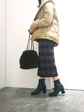 Rさん(レディース・155cm)の冬コーディネート